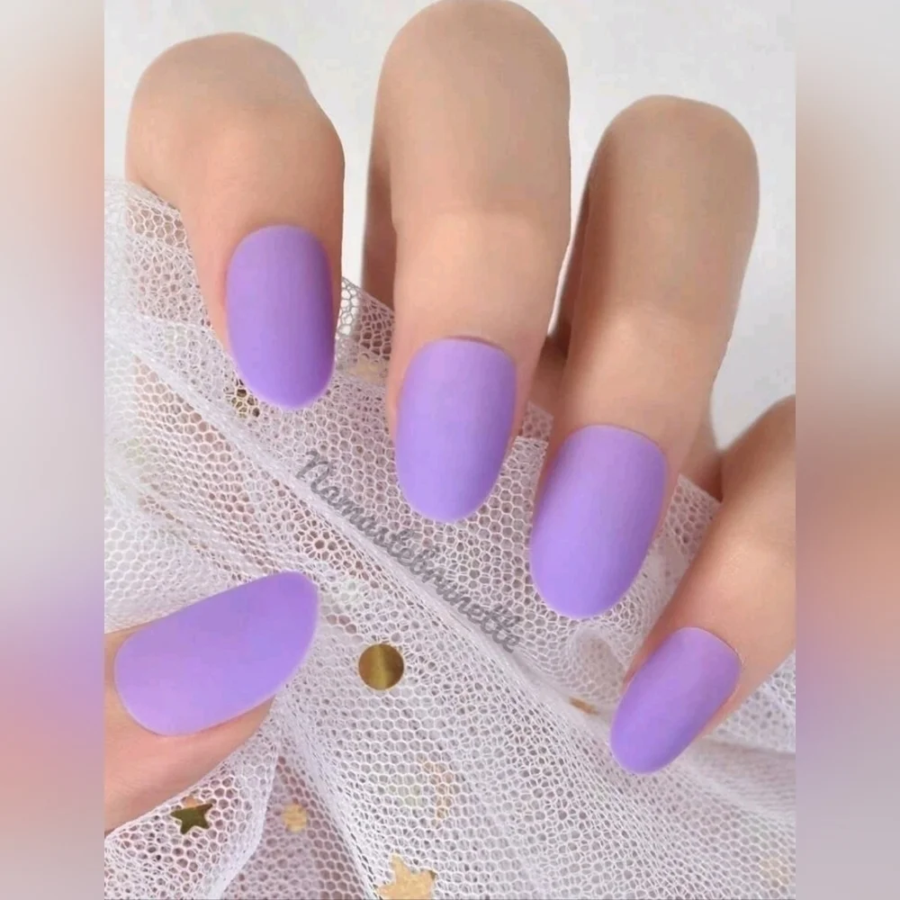 2/$16 Lilac Press On Nails